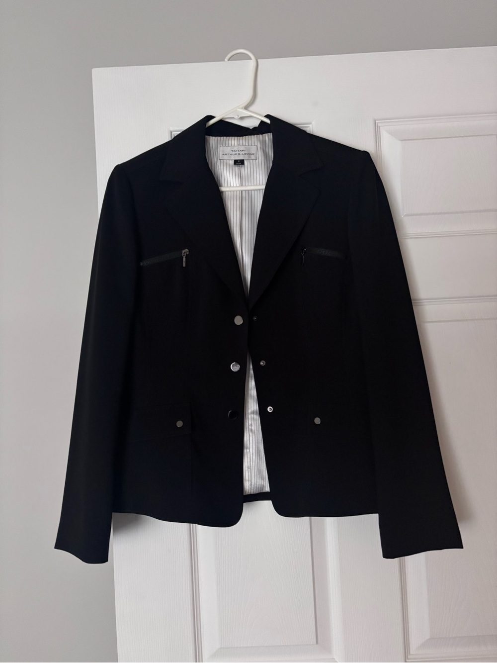 Women's Black Tailored Blazer Jacket